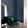 DUTCH WALLCOVERINGS Tapet "Jasmine Garden", albastru