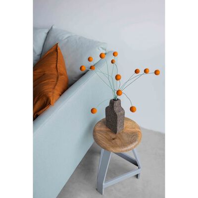 KidsDepot Taburet „Original” 32 cm, gri, lemn de mango