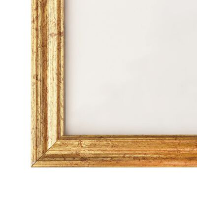 vidaXL Rame foto colaj pentru perete/masă, 5 buc., auriu, 70x90 cm MDF