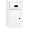vidaXL Dulap lateral cu sertar, alb, 40x50x75 cm, lemn prelucrat