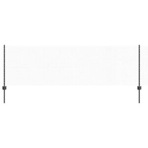 vidaXL Gard cu St&acirc;lp Gri 0,8 x 10 m Oțel și PVC