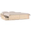 vidaXL Cadru de pat cu sertare King Size, 150x200 cm