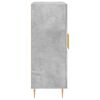 vidaXL Dulap, gri beton, 69,5x34x90 cm, lemn compozit