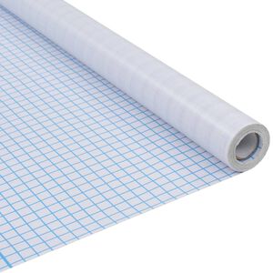 vidaXL Folie fereastră, design sablat cu dungi, 0,9 x 5 m, PVC