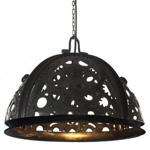 vidaXL Lampă de tavan industrială cu lanț, model roată, 45 cm, E27
