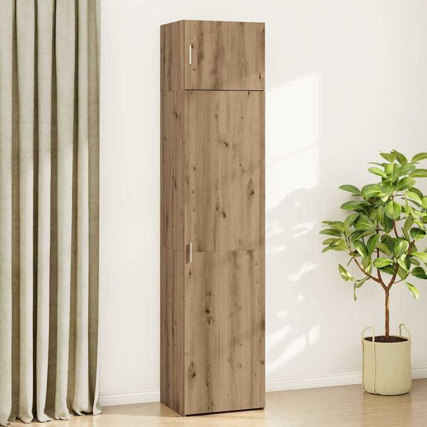 vidaXL Bufet 3 pcs Stejar Artizanal