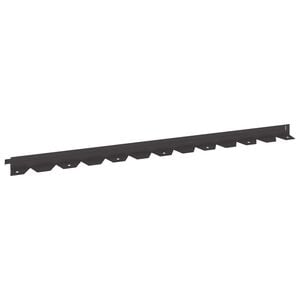 vidaXL Margine pentru gazon 10 buc. 102 x 4 x 4 cm Oțel Negru