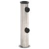 vidaXL Suport de umbrelă pentru st&acirc;lp de &Oslash;38/48 mm, argintiu, oțel