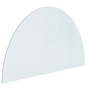 vidaXL Placă de sticlă pentru semineu Transparent 1000 x 600 mm Sticlă