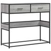 vidaXL Măsuță consolă, gri sonoma, 90x35x80 cm, lemn prelucrat