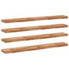 vidaXL Rafturi suspendate 4 buc. 160x20x4cm lemn masiv acacia netratat