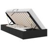 vidaXL Cadru de pat otoman cu depozitare Negru 90 x 200 cm Catifea