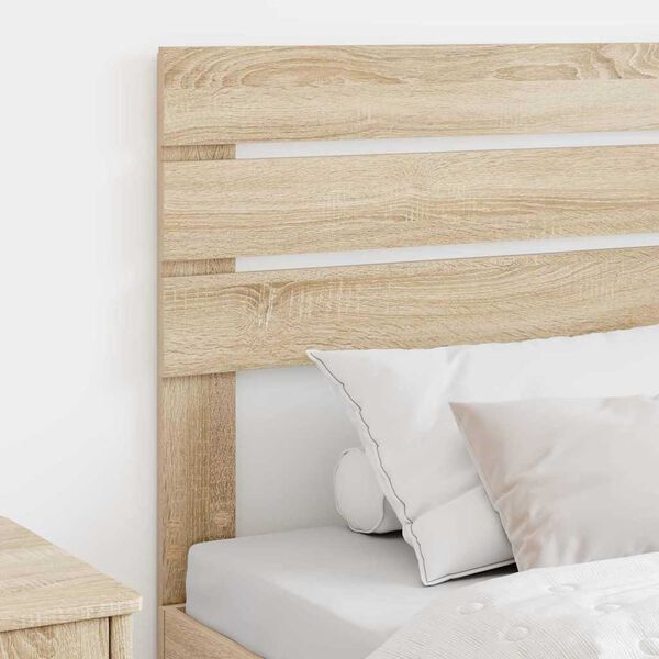 vidaXL Tăblie cap cu headboard Stejar Sonoma 90 cm Lemn compozit