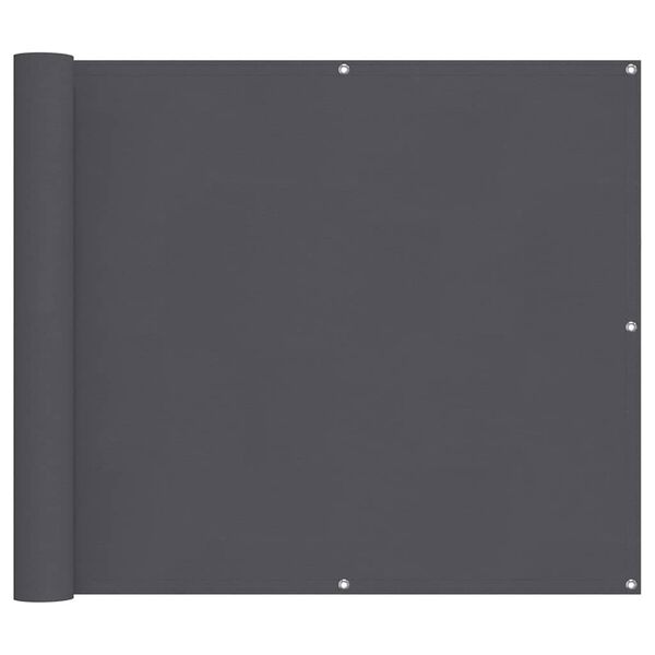 vidaXL Paravan de balcon, antracit, 90 x 300 cm, țesătură oxford