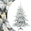 vidaXL Brad de Crăciun artificial cu ramuri articulare Alb 150 cm