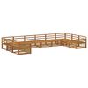vidaXL Seturi de canapele 10 buc. Lemn Solid de Acacia
