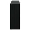 vidaXL Masă de consolă Dungi Negru 155 x 29 x 74 cm Lemn prelucrat