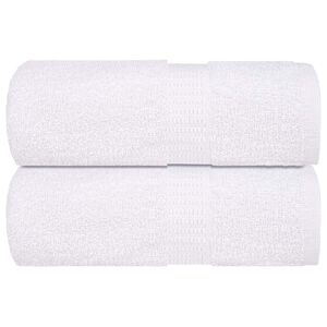 vidaXL Lavete de baie, FROGN, 2 buc., alb, 15x21 cm, 360 g/m&sup2;