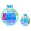 vidaXL Glob de Crăciun LED, prismatic, irizant 2 buc. Multicolour