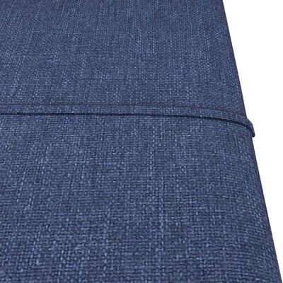 vidaXL Panouri de perete 12 buc. albastru 30x30 cm textil 1,08 m²