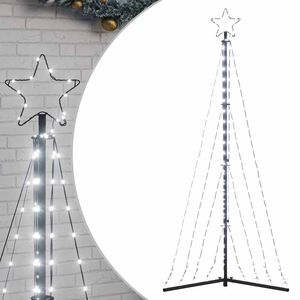 vidaXL Pom de Crăciun LED 339 LED-uri Alb Rece 182 cm