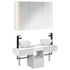 vidaXL Set dulap baie 4 pcs Alb 103,5 x 15,5 x 70 cm Lemn prelucrat