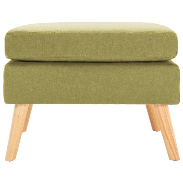 vidaXL Taburet, verde, material textil