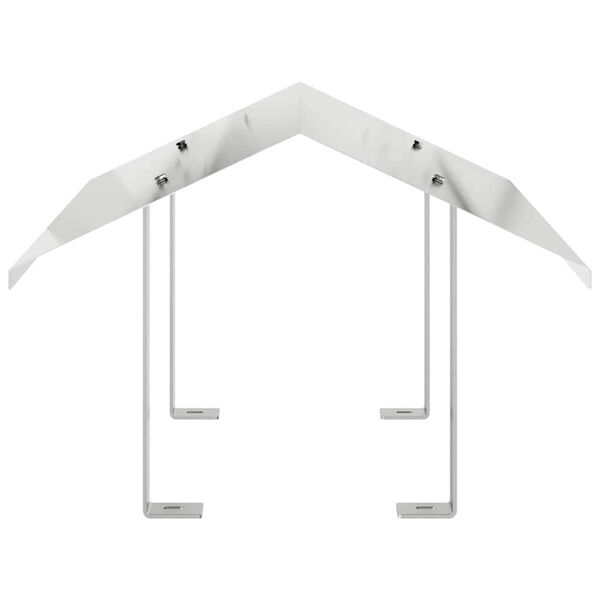 vidaXL Hood pentru coș de fum Argintiu 50 x 60 x 37 cm Oţel inoxidabil