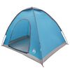 vidaXL Cort de Camping cu acoperiș albastru 190 x 140 x 105 cm