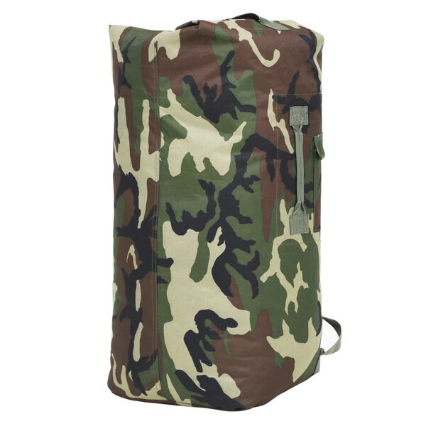 vidaXL Rucsac &icirc;n stil militar, 85 L, camuflaj