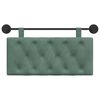 vidaXL Cap de pat suspendat Verde Mării 90 x 55 x 7 cm Catifea