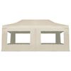vidaXL Cort de petrecere pliabil cu pereți, crem, 6 x 3 m, aluminiu