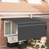 vidaXL Cortina Retractabilă Manual Antracit 350 x 300 cm