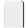 vidaXL Dulap suspendat 2 pcs Stejar negru și Alb 50 x 31 x 40 cm