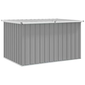 vidaXL Ladă de depozitare pentru grădină, gri, 150x101x91 cm