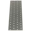 vidaXL Plăci perforate, 20 buc., 2 mm, 300x80 mm, oțel galvanizat