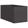 vidaXL Jardinier negru 40x80x40 cm Oțel laminat la rece