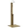vidaXL Duș exterior natural 75 x 76 x 217 cm Lemn de pin tratat