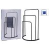 Bathroom Solutions Suport de prosoape vertical 49,5x75 cm metal negru