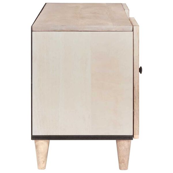 vidaXL Unități TV cu sertar cu raft Alb 105 x 33 x 46 cm Lemn compozit