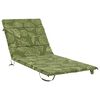 vidaXL Perna pentru Șezlong GEMERT 100% Polyester Design cu frunze