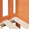 vidaXL Cadru pat de copii, maro ceruit, 90x190 cm, lemn masiv de pin