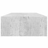 vidaXL Dulapuri de perete cu sertar 2 buc. gri beton 60x23,5x10 cm MDF