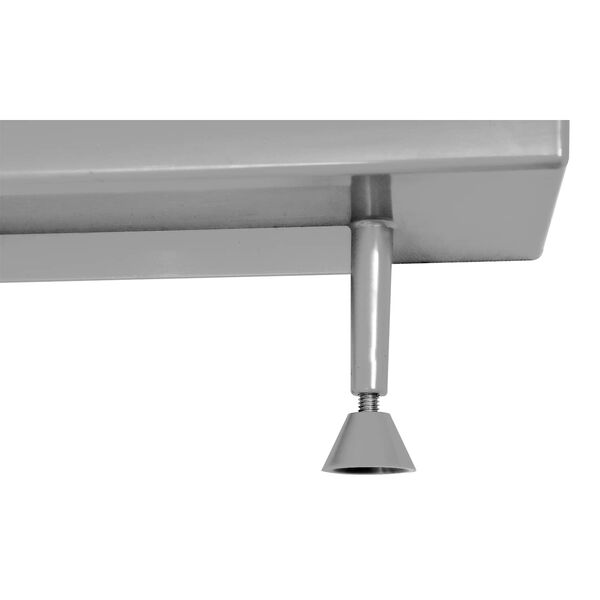 vidaXL Sifoane Alb 88 x 8.8 x 8.5 cm Metal