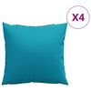 vidaXL Perne canapea 4 buc. albastru 60x60 cm material textil
