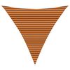 vidaXL P&acirc;nză de umbră Portocalie și maro 4,5 x 4,5 x 4,5 m
