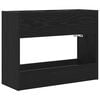 vidaXL Suport pentru umbrele Stejar Negru 65 x 24 x 50 cm