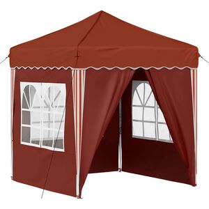 vidaXL Cort de Petrecere Pop-up Terracota 195 x 195 x 245 cm