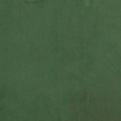 vidaXL Scaun de bucătărie pivotant, verde închis, catifea