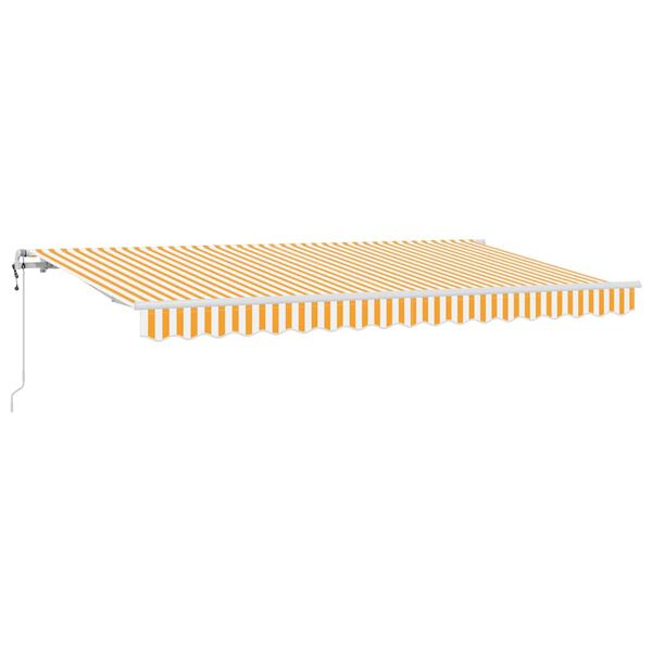 vidaXL Cortina Retractabilă Galben 350 x 200 cm țesătură